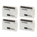 Miniatyrbilde 7 av 8: 4 stk. for PSV Minnekortadapter Mikro Lagringskortadapter for PS Vita 1000 2000 for PS TV