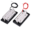 Pikkukuva 3 / 8: Sillan ja kaulan kromi humbucker-mikrofonisarja asennusruuveilla LP-kitaroille