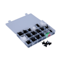 Miniatyrbillede 3 af 8: 460 stk. Fastgørelsesclips Push Retainer 19 Størrelsessortiment Universal til Bilkarosseri Fender Hætte Dash Panel