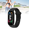 Miniatyrbild 5 av 8: M6 Smart Armband Puls Blodtryck Sömnövervakning Stegräkning Musik Väder Bluetooth Fitness Tracker