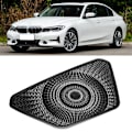Miniatyrbild 5 av 8: Aluminiumlegering svart konsol Dashboard Högtalarskydd Trim Passar för 3 serier G20 G28 2020