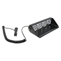 Miniatyrbilde 3 av 8: LED-blinklys 7 blinkmoduser 24 LED-dioder IP67 Vanntett 6000K Klar sikt Universal for 12V kjøretøy