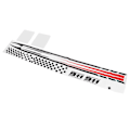 Miniatyrbillede 2 af 8: 3 STK bilkarrosseridekal 127,2 x 16,5 tommer Sort Rød Universal Autodekoration til alle modeller