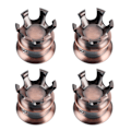Pikkukuva 2 / 8: 4 kpl Moottorin ruuvikorkit Suojukset Crown Styling Sopii XL883/Big Twin 1340 Evo/Twin Cam -malleihin Pronssi