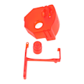 Miniatyrbild 4 av 8: Fjärrlagringskort Monteringskit Värmeavledning 3D-Print Lagringskort Förlängningsadapter för Dreamcast GDEMU Transparent Röd