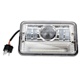 Miniatyrbilde 6 av 8: 40W H4 LED Arbeidslys Kvadratisk Høy/Lavstråle Spotlight 6000k Universal for Offroad SUV ATV Lastebiler