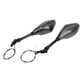 Miniatyrbilde 5 av 8: LED-sidespeil med blinklys retningsviser for 10 mm styremotorsykkel