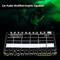 Miniatyrbillede 7 af 8: Bilradio Modificeret grafisk Equalizer EQ 7s Bilradiotuner med 3,5 mm Aux in & rat