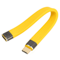 Pikkukuva 7 / 8: Lyhyt USB C - USB C joustava kaapeli, tyyppi C uros - naaras, PD 100W 5A nopea lataus, 40 Gbps tiedonsiirtokaapeli
