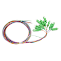 Miniatyrbilde 1 av 8: 1,5 Meter Fiberoptisk Pigtail 12 Tråder SC APC 12 Farger Enkeltmodus Fiberoptisk Pigtail for Sveising av Nettverk