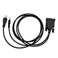 Miniatyrbilde 6 av 8: Programmeringskabel for Walkie Talkie 8-pin 2-i-1 for Yaesu VX2200 5R 160 180 for FT 2500 FTH 2008 FTH 1011