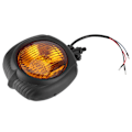 Miniatyrbillede 6 af 8: 4 tommer 12V Universal Motorcykel Forlygte Hovedlampe Passer til Yamaha (Gul Transparent Lampskærm)