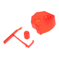 Miniatyrbild 3 av 8: Fjärrlagringskort Monteringskit Värmeavledning 3D-Print Lagringskort Förlängningsadapter för Dreamcast GDEMU Transparent Röd
