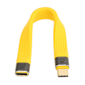Pikkukuva 2 / 8: Lyhyt USB C - USB C joustava kaapeli, tyyppi C uros - naaras, PD 100W 5A nopea lataus, 40 Gbps tiedonsiirtokaapeli