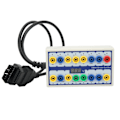 Miniatyrbillede 2 af 8: OBD2 Breakout Box Højtydende Pinout Detektor Universal til bil OBD Line Signal Transmission