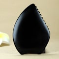 Miniatyrbillede 5 af 5: Natursten Ansigtspleje Gua Sha Massager Skønhed Gua Sha Bræt Sort Bian Sten Massageværktøj Sundhedspleje Nakke Terapi 1 stk Sort
