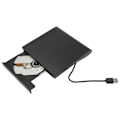 Miniatyrbillede 1 af 8: USB3.0 Ekstern DVD-brænder Ultratynd Ekstern DVD-drev med USB C-adapter til bærbare computere, stationære pc'er