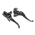 Pikkukuva 2 / 8: Pari 22 mm hydraulista kytkintä vasen/oikea ylempi etu-/takajarrun pääsylinteri käsijarruvivulla 150cc 250cc ATV GY6 moottoripyörään