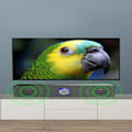 Miniatyrbilde 5 av 5: Datamaskin lyd dobbel høyttaler stereo skrivebord hjemme stasjonær bærbar kablet bluetooth høyttalere super tung subwoofer