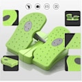 Miniatyrbillede 2 af 5: Stepper Under Desk Motionscykel Fodpedal, Foldbar Fitness Trappe Stepper Grøn Pedal Motionscykler(c-1)