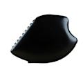 Miniatyrbillede 1 af 5: Natursten Ansigtspleje Gua Sha Massager Skønhed Gua Sha Bræt Sort Bian Sten Massageværktøj Sundhedspleje Nakke Terapi 1 stk Sort