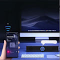 Miniatyrbilde 4 av 5: Datamaskin lyd dobbel høyttaler stereo skrivebord hjemme stasjonær bærbar kablet bluetooth høyttalere super tung subwoofer