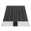 Miniatyrbild 8 av 8: 20W 5V 12V Solpanel Dual Output Monokristallin Power Generator Panel Batteriladdarsats för bilbåtssläp RV Vit