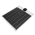 Miniatyrbild 4 av 8: 20W 5V 12V Solpanel Dual Output Monokristallin Power Generator Panel Batteriladdarsats för bilbåtssläp RV Vit