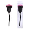 Miniatyrbillede 1 af 5: Mat sort rose Løst pudder makeup børste enkelt blød børste