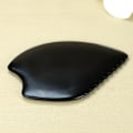 Pikkukuva 3 / 5: Luonnonkivi Kasvohoito Gua Sha Hierontaväline Kauneus Gua Sha Lauta Musta Bian Kivi Hierontatyökalu Terveydenhuolto Kaula Terapia 1 kpl Musta