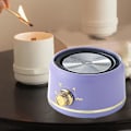 Miniatyrbillede 4 af 4: Lys Smelte Varmer Aromaterapi Lys Smelte Varmeplade Lys Brænder Stue Elektrisk Lys Varmer purple