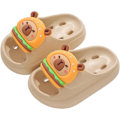 Miniatyrbilde 1 av 4: Capybara sommer barnas lekkasjesandaler sklisikre foreldre-barn gutter og jenter baderom bade pustende barnesandaler