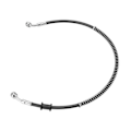 Miniatyrbilde 2 av 8: Motorsykkel bremseslange Koblingsrør Varmeisolering Sensitivt stål PVC Svart Universal60cm/23,6in