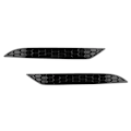 Miniatyrbilde 2 av 8: 2 stk. Glanssort bakre støtfangerreflektor Honeycomb Delete Sett Passer for MK7.5 GTD R2017-2020