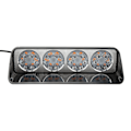 Miniatyrbillede 7 af 8: LED-blinklys 7 blinktilstande 24 LED-dioder IP67 Vandtæt 6000K Klart Syn Universal til 12V køretøjer
