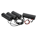 Miniatyrbilde 6 av 8: 12V24V Bil Mellomnett Blinklys 15W IP67 Vanntett 6000K Universal Strobe 16 LED-blinklys for Bil