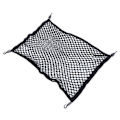Miniatyrbild 8 av 8: Bil Nylon Elastiskt Mesh 4 Krok Bakre Trunk Lastförvaring Näthållare Ersättning för Tesla Model X 2015 till 2023
