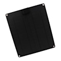 Miniatyrbillede 8 af 8: Solpanel Kit 15W Dual Output Vandtæt Monokrystallinsk Solar Batteri Opladningspanel til Bil Båd Trailer RV 5V 12V Sort