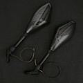 Miniatyrbilde 8 av 8: LED-sidespeil med blinklys retningsviser for 10 mm styremotorsykkel