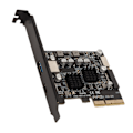 Pikkukuva 8 / 8: PCIe Type C -kortti 10 Gbps Nopea kullattu pinni Etutyyppi E PCIE USB3.2 -laajennuskortti pöytätietokoneelle