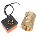 Miniatyrbillede 1 af 8: 220V AC G2 DN50 Motoriseret kugleventil i messing til elektrisk styring