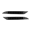 Miniatyrbilde 1 av 8: 2 stk. Glanssort bakre støtfangerreflektor Honeycomb Delete Sett Passer for MK7.5 GTD R2017-2020
