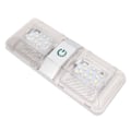 Miniatyrbilde 4 av 8: RV-tak Dobbel Leselys Touch-knapp Trinnløs 48 LED-lamper IP50 Vanntett Justerbar for Campere Tilhengere