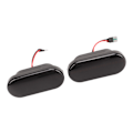 Miniatyrbilde 6 av 8: 1 par LED Side Marker Lys Svart Vanntett Høy Lysstyrke Side Marker Lys Blinklysutskifting for Bil
