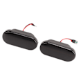 Miniatyrbilde 7 av 8: 1 par LED Side Marker Lys Svart Vanntett Høy Lysstyrke Side Marker Lys Blinklysutskifting for Bil
