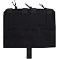 Miniatyrbild 2 av 4: Trippel Magasinficka 4 Webbanslutningar Molle System Elastiskt Band 1000D Nylon för Utomhusträning Klädtillbehör (svart) black