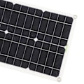 Miniatyrbilde 3 av 8: Solcellepanel med kontroller Monokrystallinsk 250W Dobbel USB-port lading 12V 24V 48V Høy konverteringshastighet for bobil campingvogn