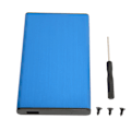Miniatyrbillede 1 af 8: USB3.0 Harddisk-kabinet Portable 2,5 tommer SATA Aluminium Legering Computer Harddisk-kasse Blå