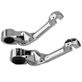 Pikkukuva 3 / 8: Moottoripyörän jalkatappikiinnike Highway Motor Guards Mount Kit Pitkäkulmainen kromi Hondalle