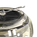 Miniatyrbild 7 av 8: Billuftfräschare Solenergi Autorotation Propeller Design Stark metall Bil Aromaterapi Diffusor för fordon Transparent